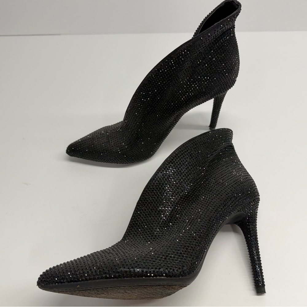 Jessica Simpson Black Sparkle Heels